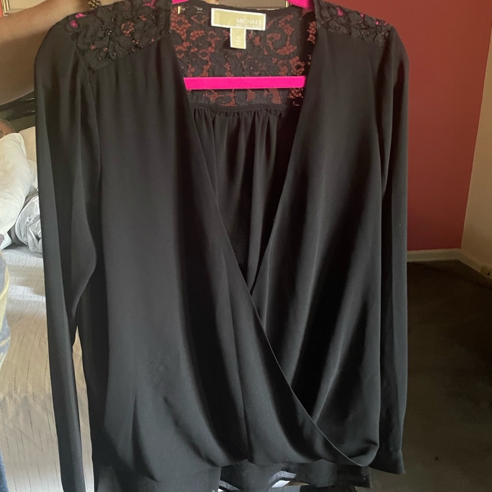 Michael Kors top with lace